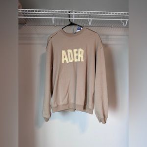 ADER ERROR TAPE LOGO CREW SWEAT